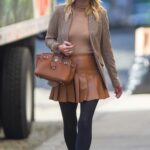 Nicky Hilton in a Beige Turtleneck Was Seen Out in New York 10/26/2022