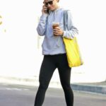 Olivia Wilde in a Grey Hoodie Was Seen Out in Los Angeles 10/24/2022
