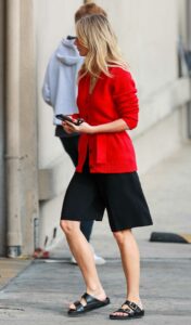 Gwyneth Paltrow in a Red Cardigan