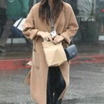 Jenna Dewan in a Beige Coat Was Seen Out in Bel Air 11/07/2022