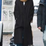 Katie Holmes in a Black Coat Was Seen Out in New York 11/22/2022