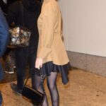 Kelsey Chow in a Black Skirt Was Seen Out in Midtown in New York City 11/03/2022