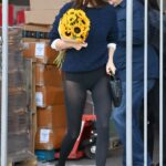 Kendall Jenner in a Blue Sweater Was Seen Out in Los Angeles 11/20/2022