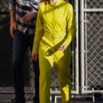 Kristen Bell Arrives at Jimmy Kimmel Studios in Hollywood 11/22/2022
