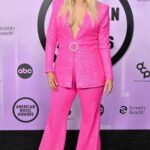 Meghan Trainor Attends 2022 American Music Awards at Microsoft Theater in Los Angeles 11/20/2022