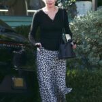 Melanie Griffith in a Black Floral Skirt Was Seen Out in Los Angeles 11/22/2022
