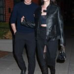 Nicola Peltz in a Black Leather Jacket Was Seen Out with Brooklyn Beckham in Beverly Hills 11/12/2022
