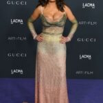 Salma Hayek Attends the 11th Annual LACMA Art + Film Gala at Los Angeles County Museum of Art in Los Angeles 11/05/2022
