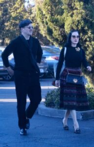 Dita Von Teese in a Black Sweater