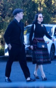 Dita Von Teese in a Black Sweater