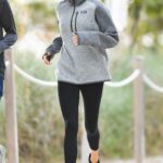 Ivanka Trump in a Black Cap Goes for a Jog with Jared Kushner on Christmas Eve in Miami 12/24/2022