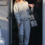Khloe Kardashian in a Grey Sweatsuit Was Seen Out in Los Angeles 12/14/2022