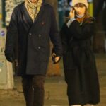 Lily Collins in a Black Coat Was Seen Out with Her Husband Charlie McDowell in New York City 12/14/2022