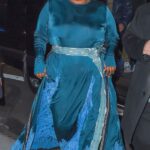 Lizzo in a Blue Dress Arrives at Buddakan for the SNL After Party in New York 12/17/2022