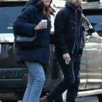 Mandy Moore in a Grey Beanie Hat Was Seen Out with Taylor Goldsmith in New York 12/18/2022