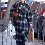 Mandy Moore in a Plaid Coat Was Seen Out in New York 12/10/2022