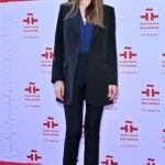 Maria Valverde Attends the Inauguration of the Instituto Cervantes Plaque Unveiling with Her Majesty The Queen of Spain in Los Angeles 12/13/2022