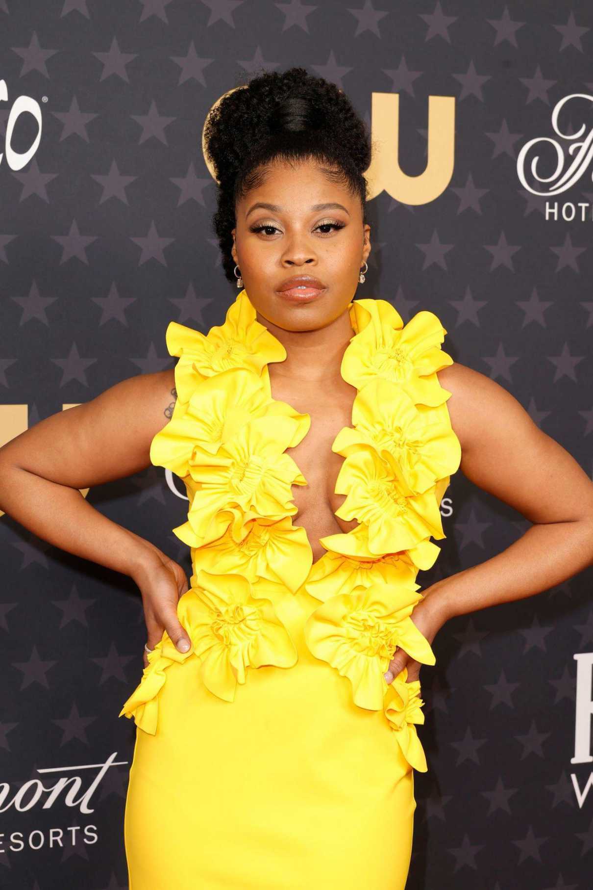 Dominique Fishback Attends the 28th Annual Critics Choice Awards in Los