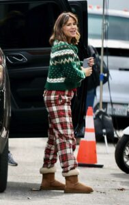Jennifer Garner in a Plaid Pants