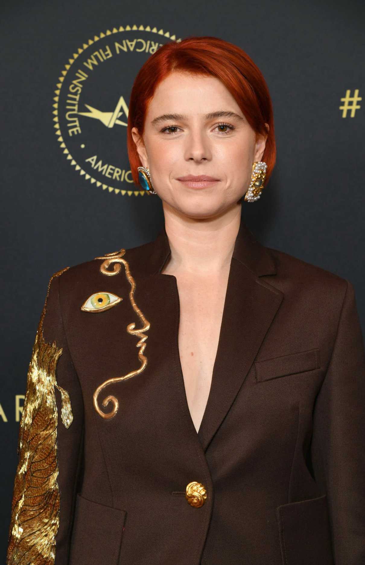Jessie Buckley Attends 2023 AFI Awards Luncheon at Four Seasons Hotel