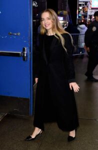 Kerry Condon in a Black Coat