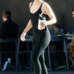 Kristen Bell in a Black Catsuit Leaves a Yoga Class in Los Feliz 01/21/2023