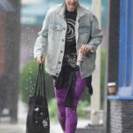 Krysten Ritter in a Purple Leggings Was Seen Out in Los Angeles 01/04/2023