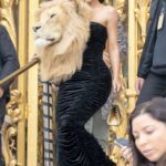 Kylie Jenner Arrives at 2023 Schiaparelli Haute Couture Fashion Show in Paris 01/23/2023