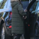 Mila Kunis in an Olive Puffer Coat Was Seen Out in Beverly Hills 01/17/2023