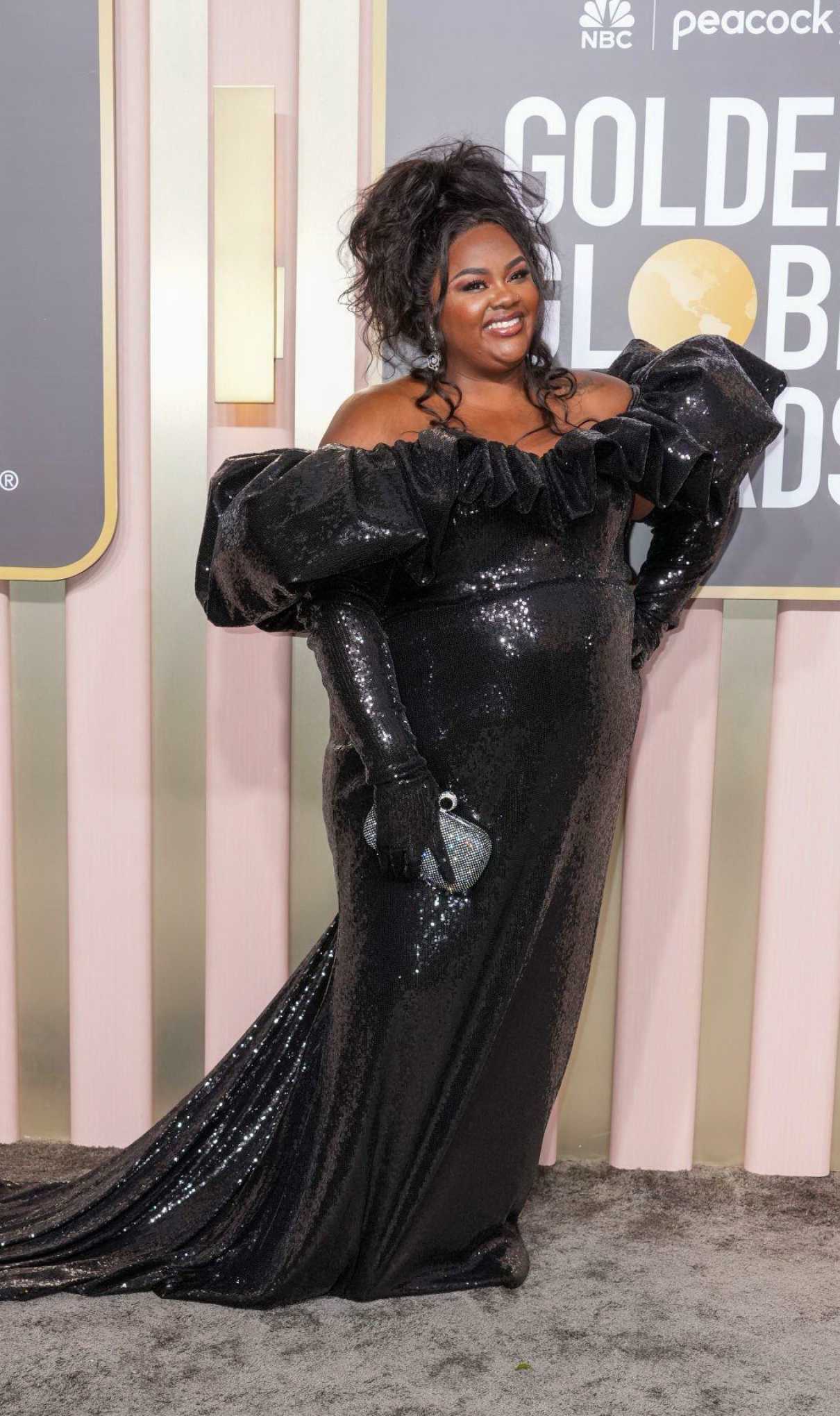 Nicole Byer Attends the 80th Annual Golden Globe Awards in Beverly