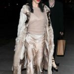 FKA Twigs Arrives at Edward Enninful’s Birthday Party at The Maine Mayfair in London 02/17/2023