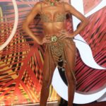 Izabel Goulart in a Gold Bikini Attends Rio de Janeiro’s Carnival in Rio De De Janeiro 02/20/2023