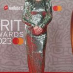 Mollie King Atends 2023 BRIT Awards at The O2 Arena in London 02/11/2023