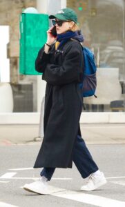 Natalia Dyer in a Green Cap