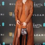Wallis Day Attends 2023 EE BAFTA Film Awards Nominees Party at The National Gallery in London 02/18/2023