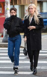 Kristen Stewart in a Black Jacket