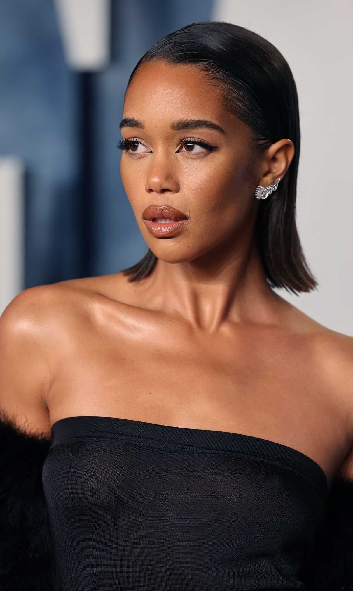 Laura Harrier Attends 2023 Vanity Fair Oscar Party In Beverly Hills 03122023 3 Lacelebsco 3446