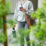 Lucy Hale in a Grey Sweatshirt Was Seen Out in Los Angeles 03/23/2023