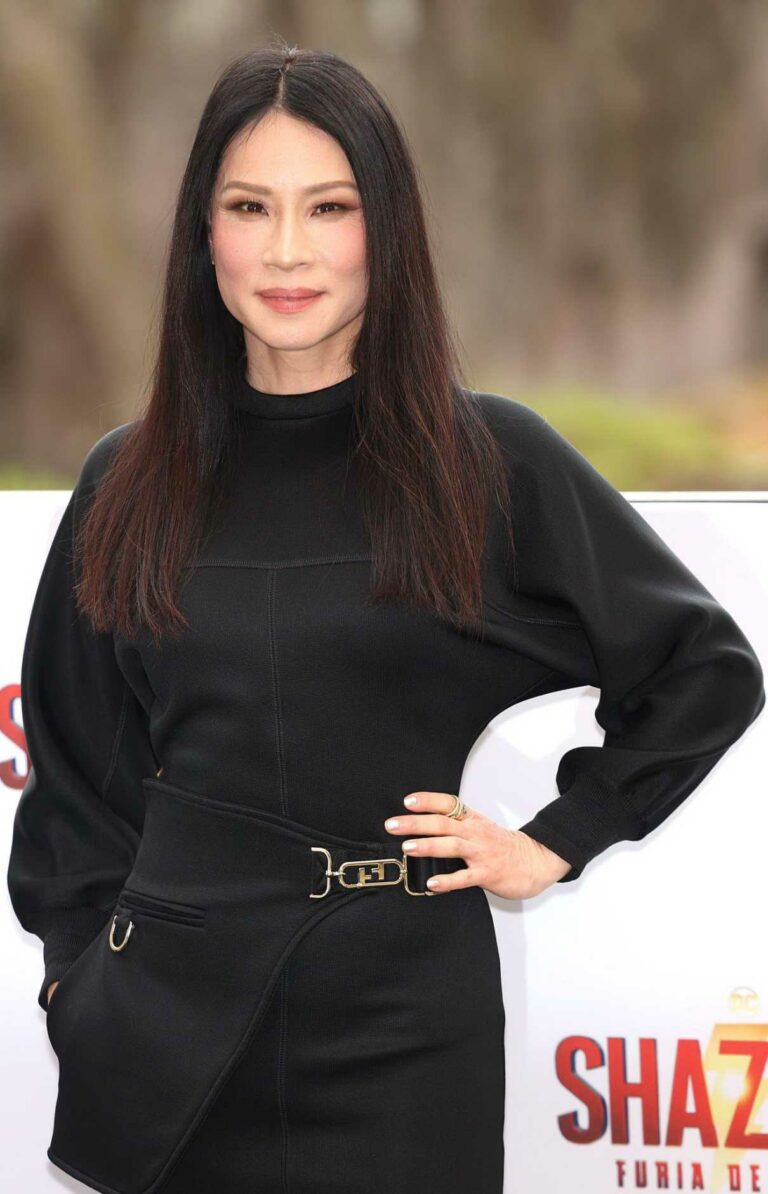 Lucy Liu Attends Shazam! Fury of The Gods Photocall at Palazzo Manfredi ...