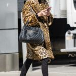 Nicky Hilton in an Animal Print Fur Coat Was Seen Out in New York City 03/15/2023