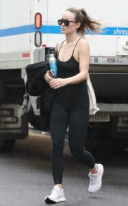 Olivia Wilde in a White Sneakers