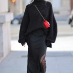 Sara Sampaio in a Black Sweater Was Seen Out in Paris 03/02/2023