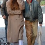 Sophie Turner in a Beige Coat Was Seen Out with Joe Jonas in New York 03/18/2023