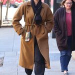 Blake Lively in a Tan Coat Was Seen Out in New York City 04/10/2023