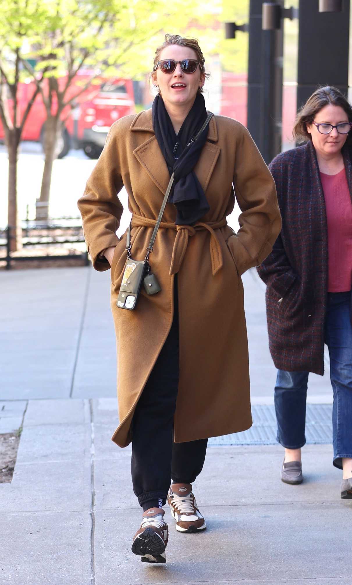 Blake Lively in a Tan Coat Was Seen Out in New York City 04/10/2023-2 ...