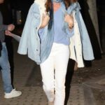 Cindy Crawford in a White Pants Leaves Dinner with Rande Gerber at Taverna Tony Greek Restaurant in Malibu 03/31/2023