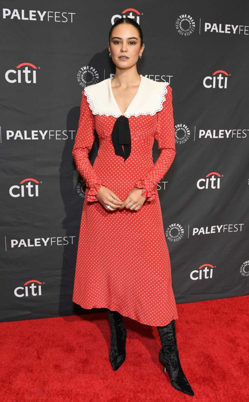 Courtney Eaton Attends Yellowjackets Premiere During 2023 PaleyFest LA ...