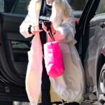 Erika Jayne in a Beige Trench Coat Arrives at a Private Gym for a Workout in Los Angeles 04/10/2023