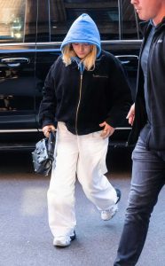 Florence Pugh in a White Sneakers