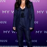 Isabela Merced Attends the Armani Beauty My Way Refillable Parfum Launch in New York City 04/28/2023